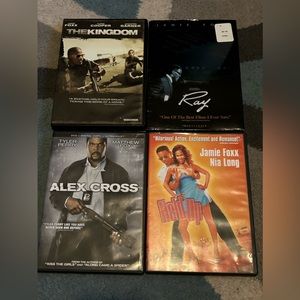 DVD’s starring Jamie Foxx and 1 with Tyler Perry